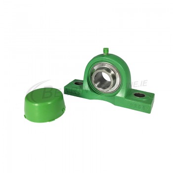UCPPL206 PLASTIC PILLOW BLOCK 2 BOLT  C/W UC206 S/S STAINLESS STEEL INSERT  30 mm ALSO KNOW AS PNP30 