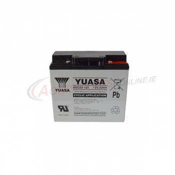 Battery Yuasa REC22-121  Ah22 Available for instore pickup only.