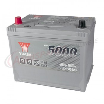 Battery Yuasa YBX5069 SILVER  069  75AH SAE650  Available for instore pickup only.