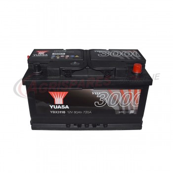 Battery Yuasa B110 = YBX3110 SAE720  80Ah Available for instore pickup only.  Call for Quotation