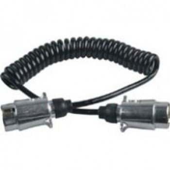LG1358 7 Pin Coiled Extension Lead Male/Male