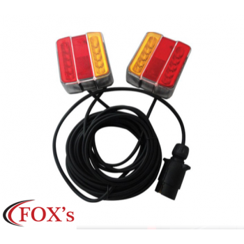 LED Magnetic Trailer Lamps 12V  Metre Cable  LG557-10