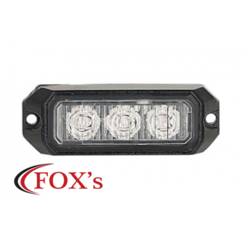 Led 6 LED ECE R65 Grille Amber Warning LightL LG760