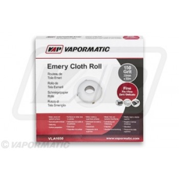 VLA1650-B - Emery cloth roll Fine 150 Grit 25mm Wide   = 50 m Roll