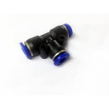 PUTO6PL Push-In Hose T Connector Air & Water Fitting06mm  x  06mm