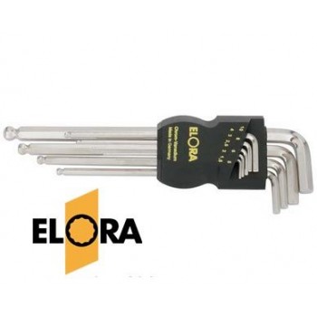 ALLEN KEY SET BALL END 159SKU ELORA