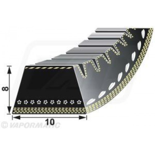 BELT AVX10X960LA WIDTH 10 mm HEIGHT 8 mm LENGHT 960 mm